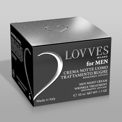 Men's Night Cream for Wrinkle Treatment